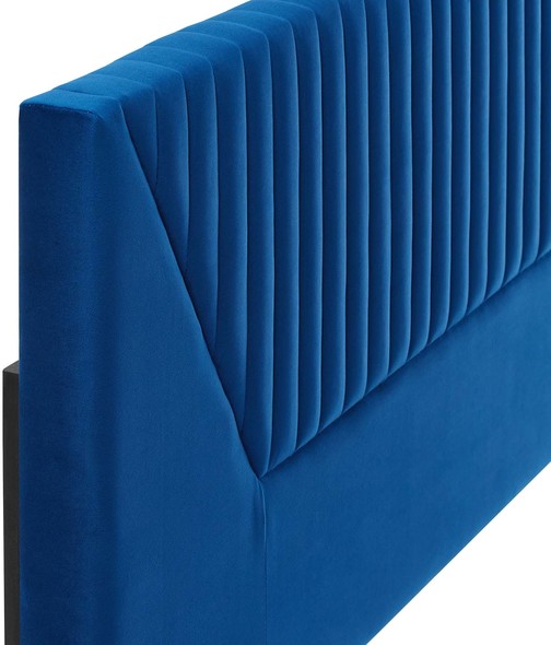 single bed fabric headboard Modway Furniture Headboards Navy