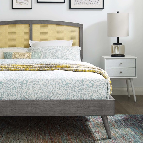 mattress for platform bed queen Modway Furniture Beds Beds Gray