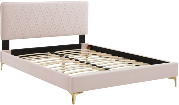 black twin bed frame Modway Furniture Beds Pink