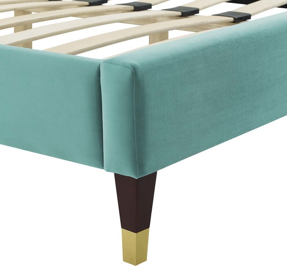 queen platform bed frame with storage Modway Furniture Beds Mint