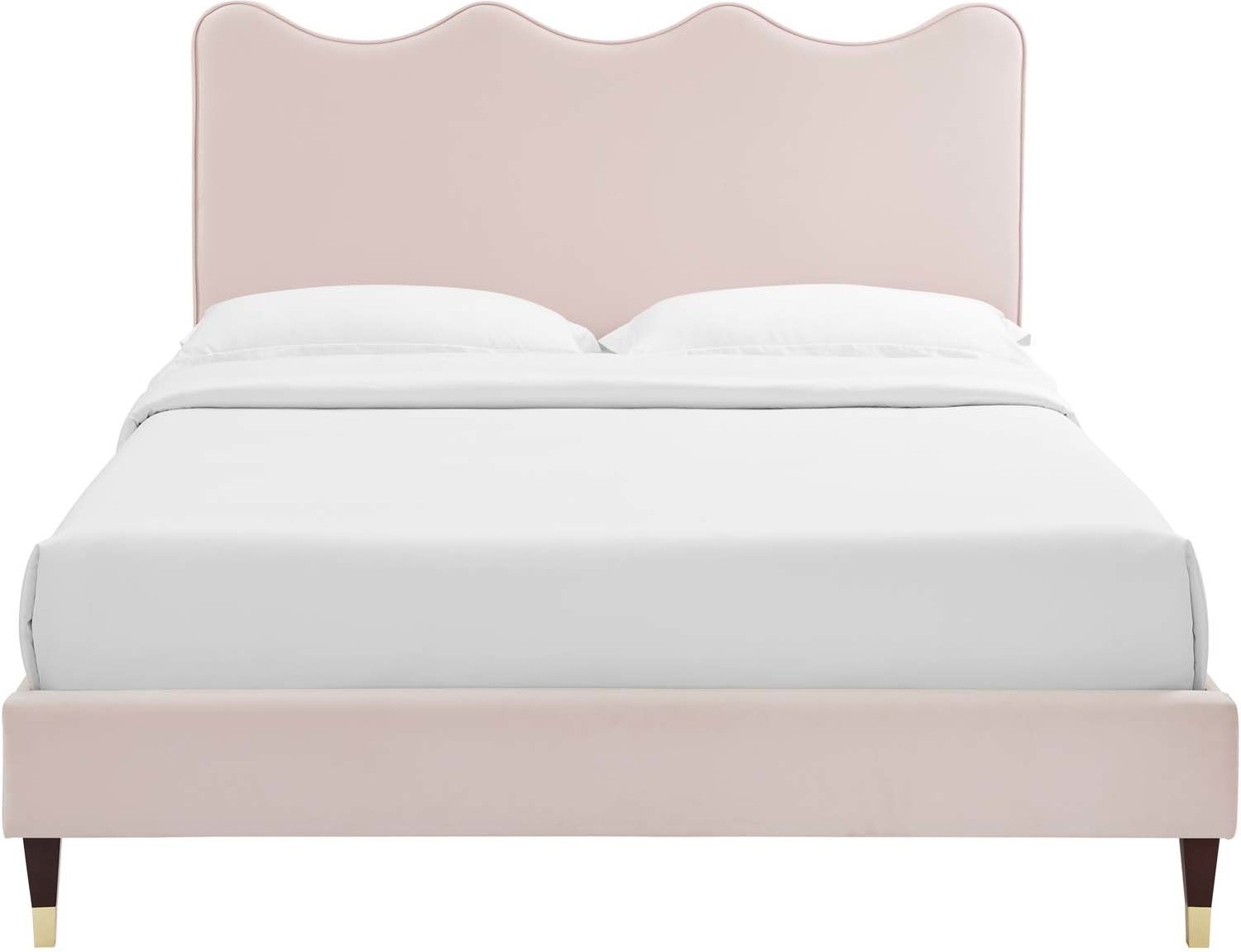 bed frame full double Modway Furniture Beds Pink