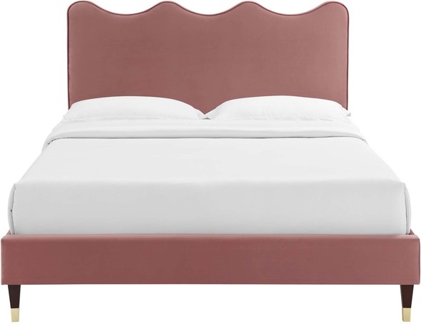 king bed base and headboard Modway Furniture Beds Dusty Rose