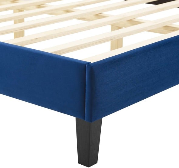 full size platform bed frame Modway Furniture Beds Navy