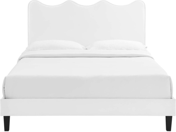 twin bed adjustable base Modway Furniture Beds White