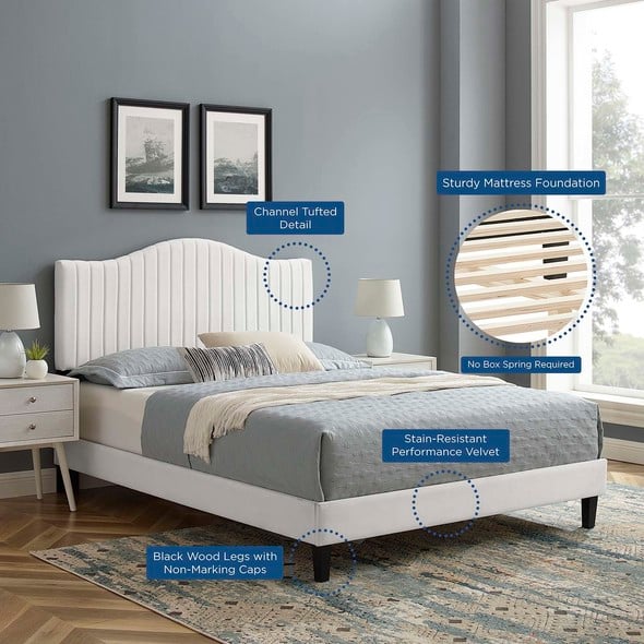 ikea white twin bed Modway Furniture Beds White
