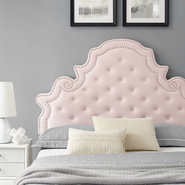walnut queen bed Modway Furniture Beds Pink
