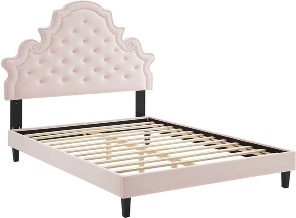 storage bed frame double Modway Furniture Beds Pink
