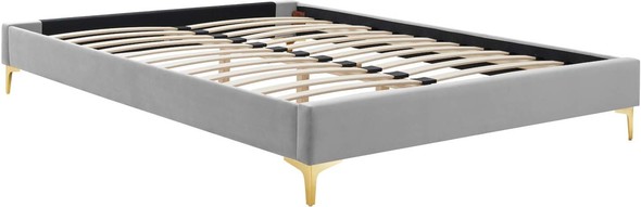 king bed frame with storage ikea Modway Furniture Beds Light Gray