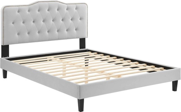 ikea kingsize bed frame Modway Furniture Beds Light Gray
