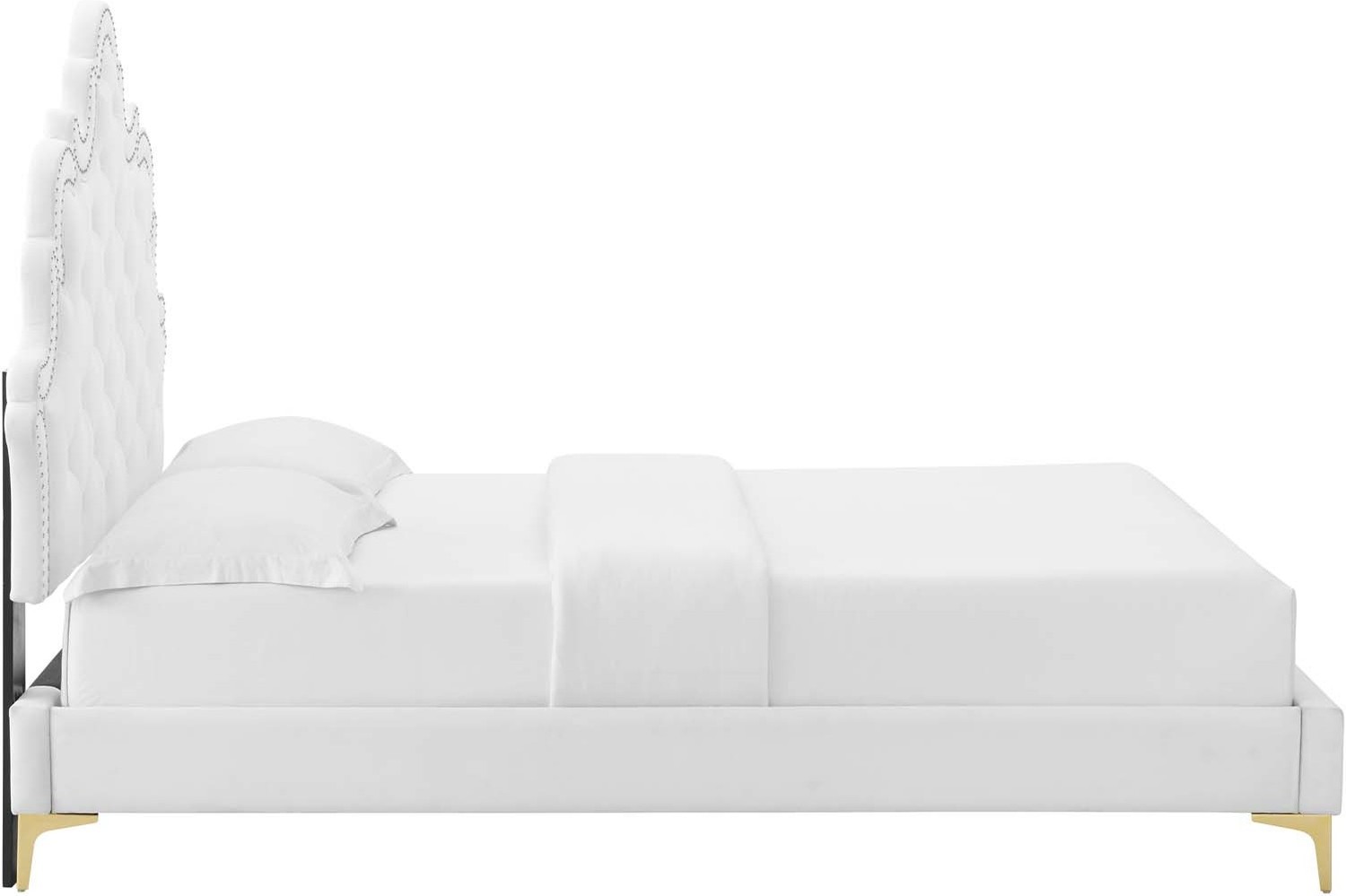 twin mattress base Modway Furniture Beds White