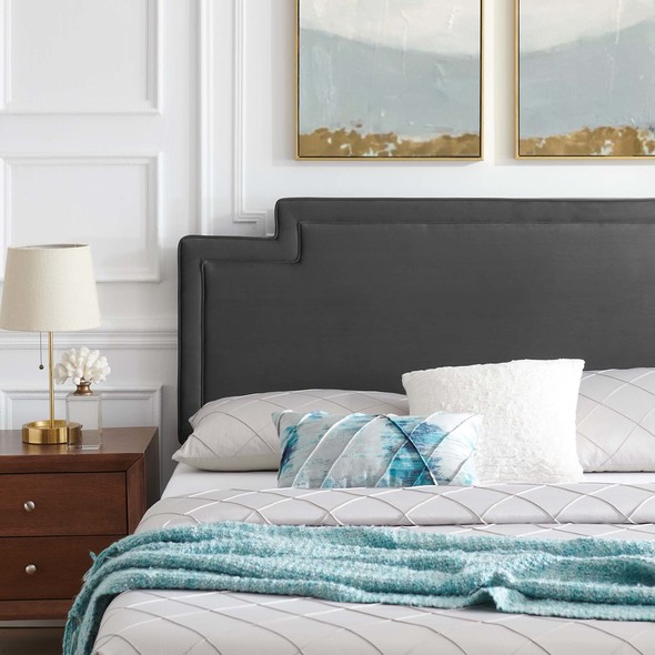 king bedframes Modway Furniture Beds Charcoal