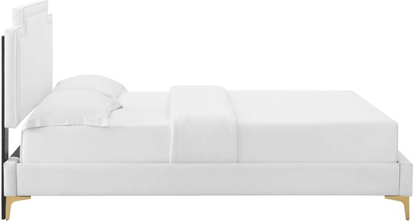 white bedframes Modway Furniture Beds White