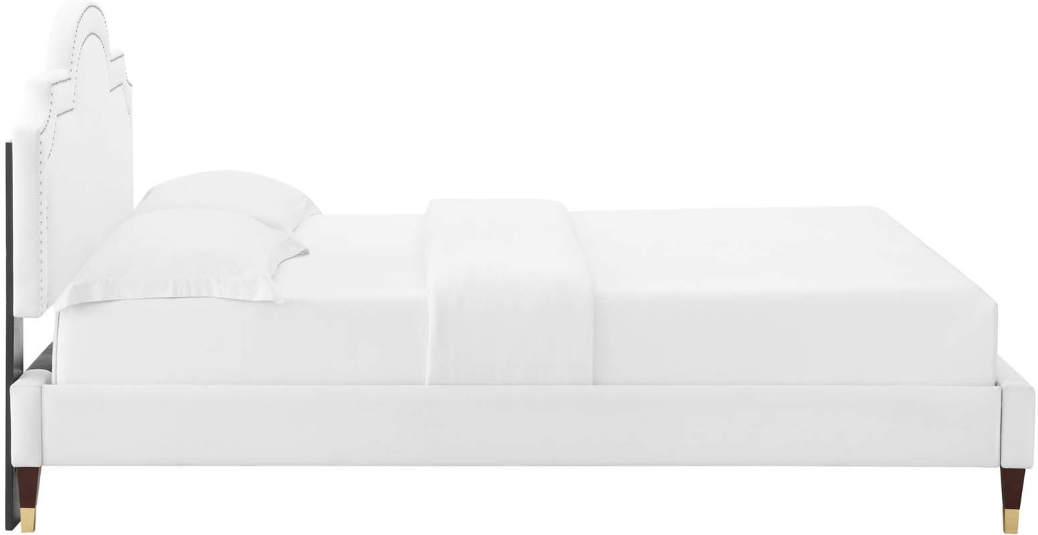 platform bed Modway Furniture Beds White