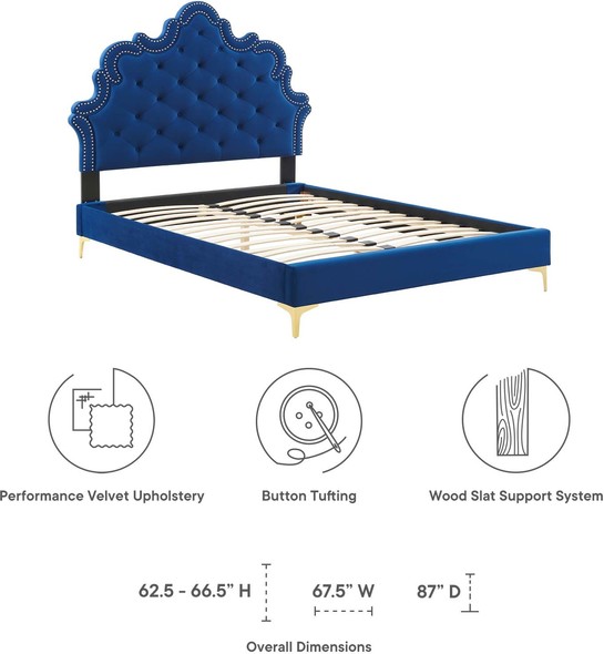twin bed frame with mattress Modway Furniture Beds Navy