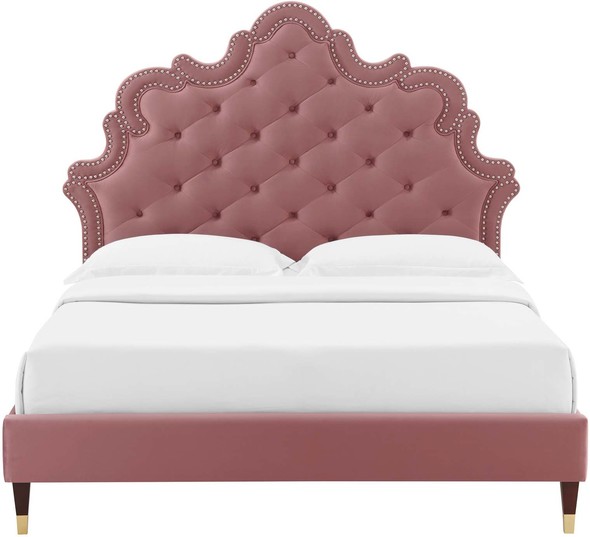 king bed frame with storage ikea Modway Furniture Beds Dusty Rose