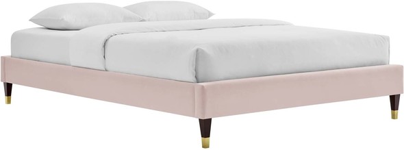upholstered bedframes Modway Furniture Beds Pink