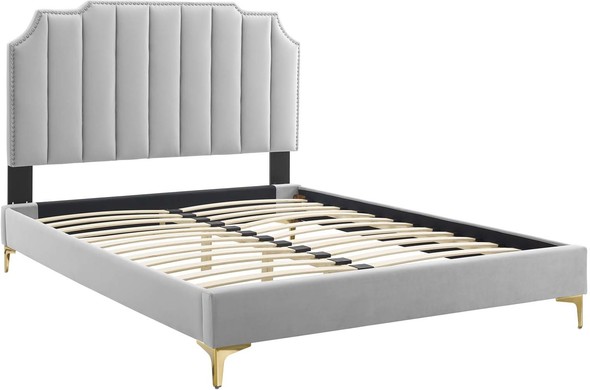 design beds Modway Furniture Beds Light Gray