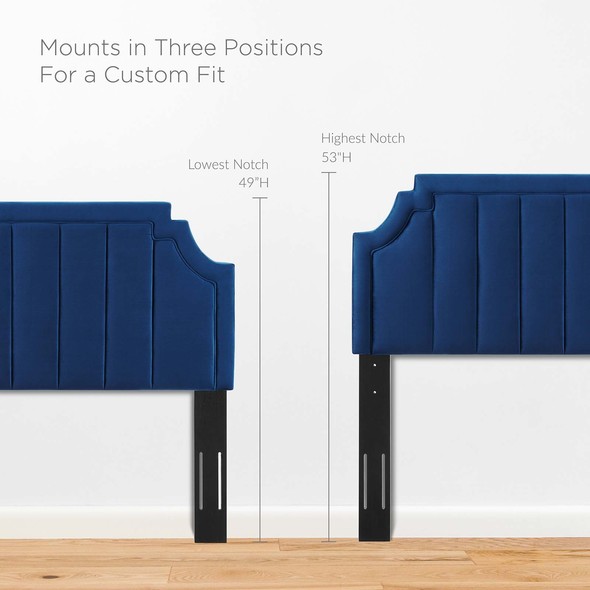 twin bed head board Modway Furniture Beds Navy