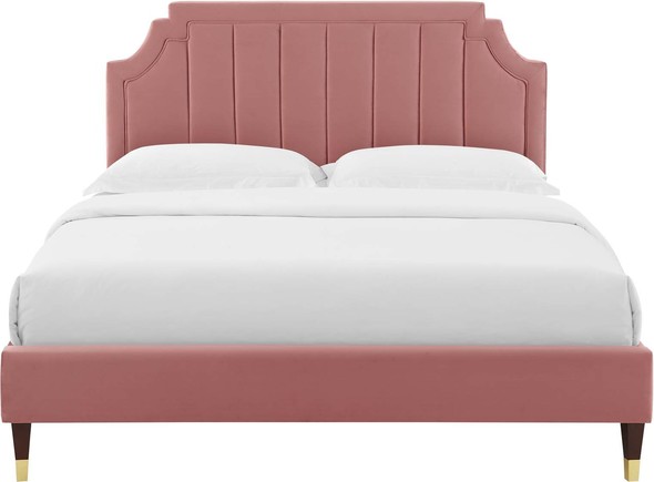 grey queen headboard and frame Modway Furniture Beds Dusty Rose