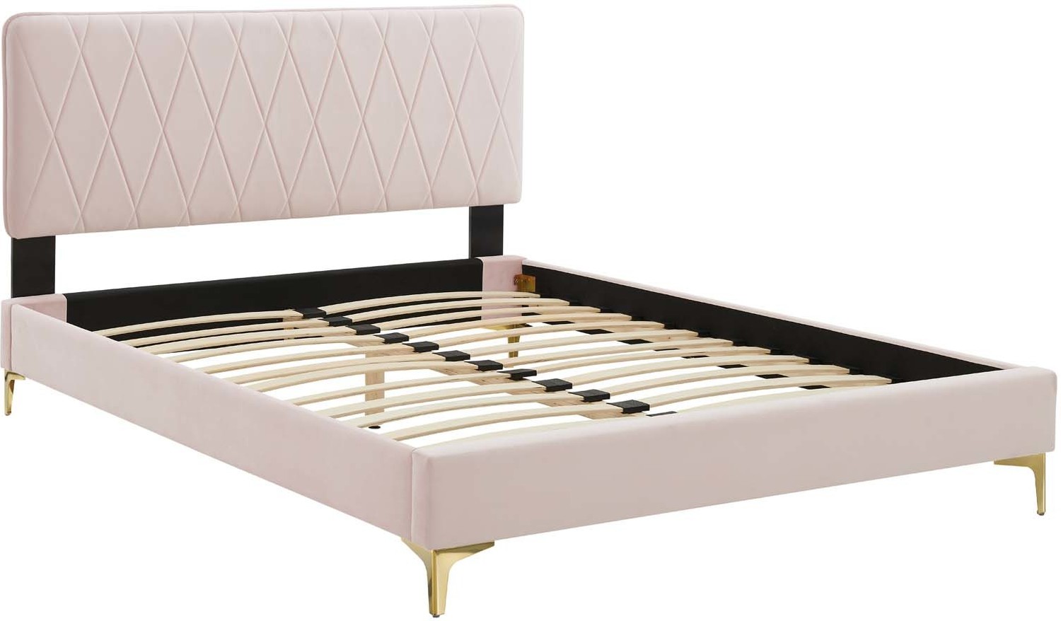 twin xl floor bed Modway Furniture Beds Pink