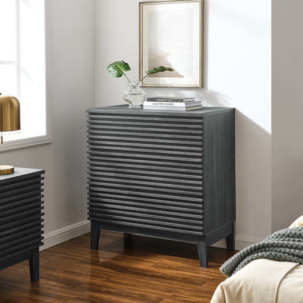 grey bed what color dresser Modway Furniture Case Goods Charcoal