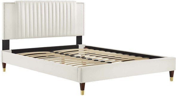 bed frame with Modway Furniture Beds White
