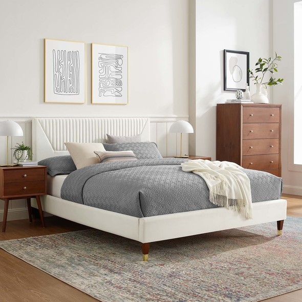 type of beds Modway Furniture Beds White