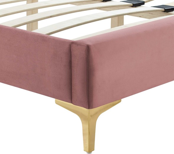 low profile platform bed queen Modway Furniture Beds Dusty Rose