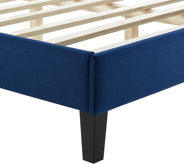 base frame bed Modway Furniture Beds Navy