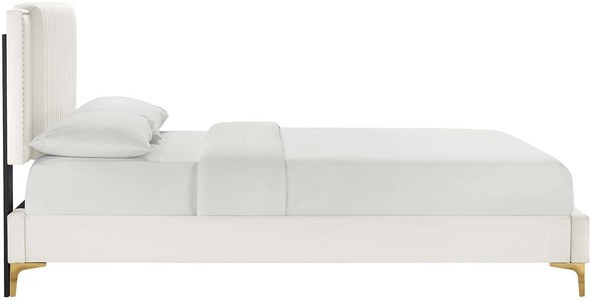 king of beds Modway Furniture Beds White