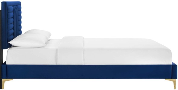 bedroom suite queen Modway Furniture Beds Navy