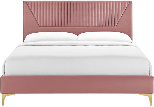 full size mattress for platform bed Modway Furniture Beds Dusty Rose