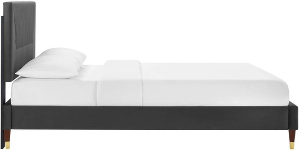 twin floor mattress Modway Furniture Beds Charcoal