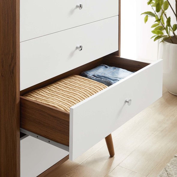 chest of drawers range Modway Furniture Case Goods Walnut White