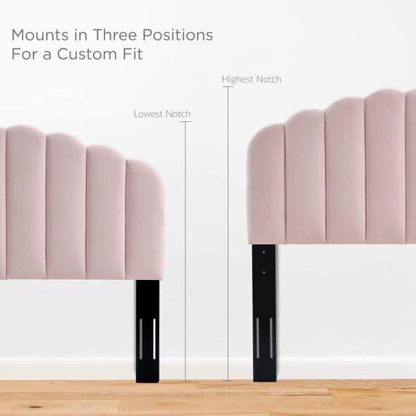 upholstered king bed Modway Furniture Beds Pink