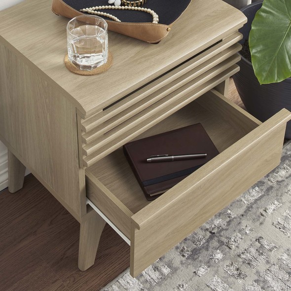 bedroom sets brown Modway Furniture Oak