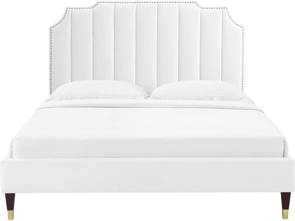 twin size bed with storage Modway Furniture Beds White