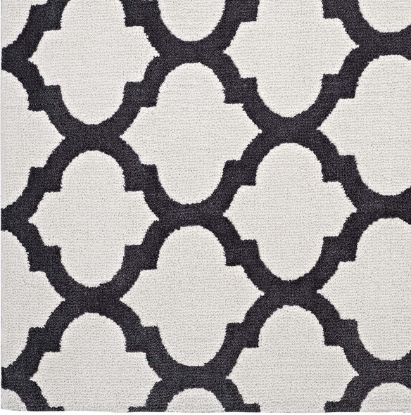 rug store Modway Furniture Rugs Ivory and Charcoal