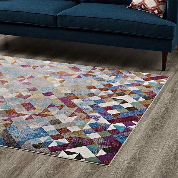 long kitchen runner Modway Furniture Rugs Multicolored