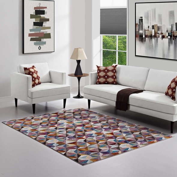 solid area rugs 8x10 Modway Furniture Rugs Multicolored