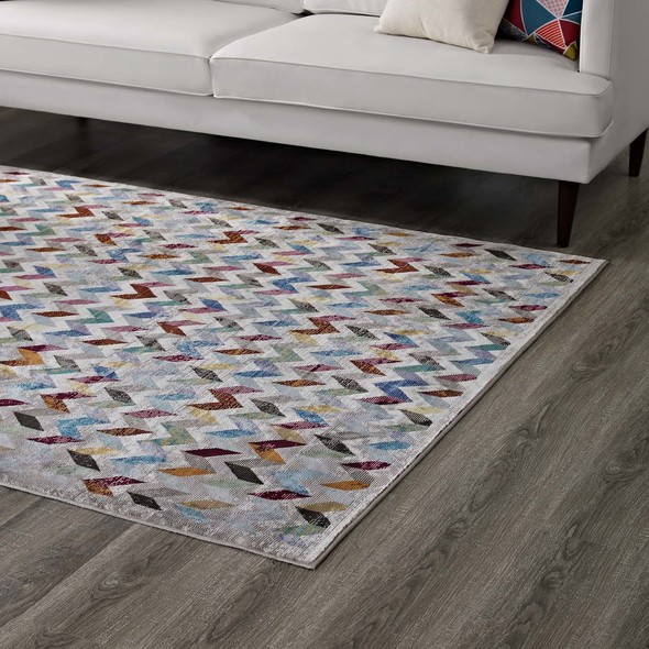 kitchen rug Modway Furniture Rugs Multicolored