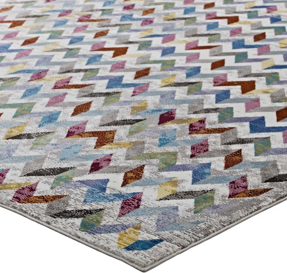 yellow gray rug Modway Furniture Rugs Rugs Multicolored