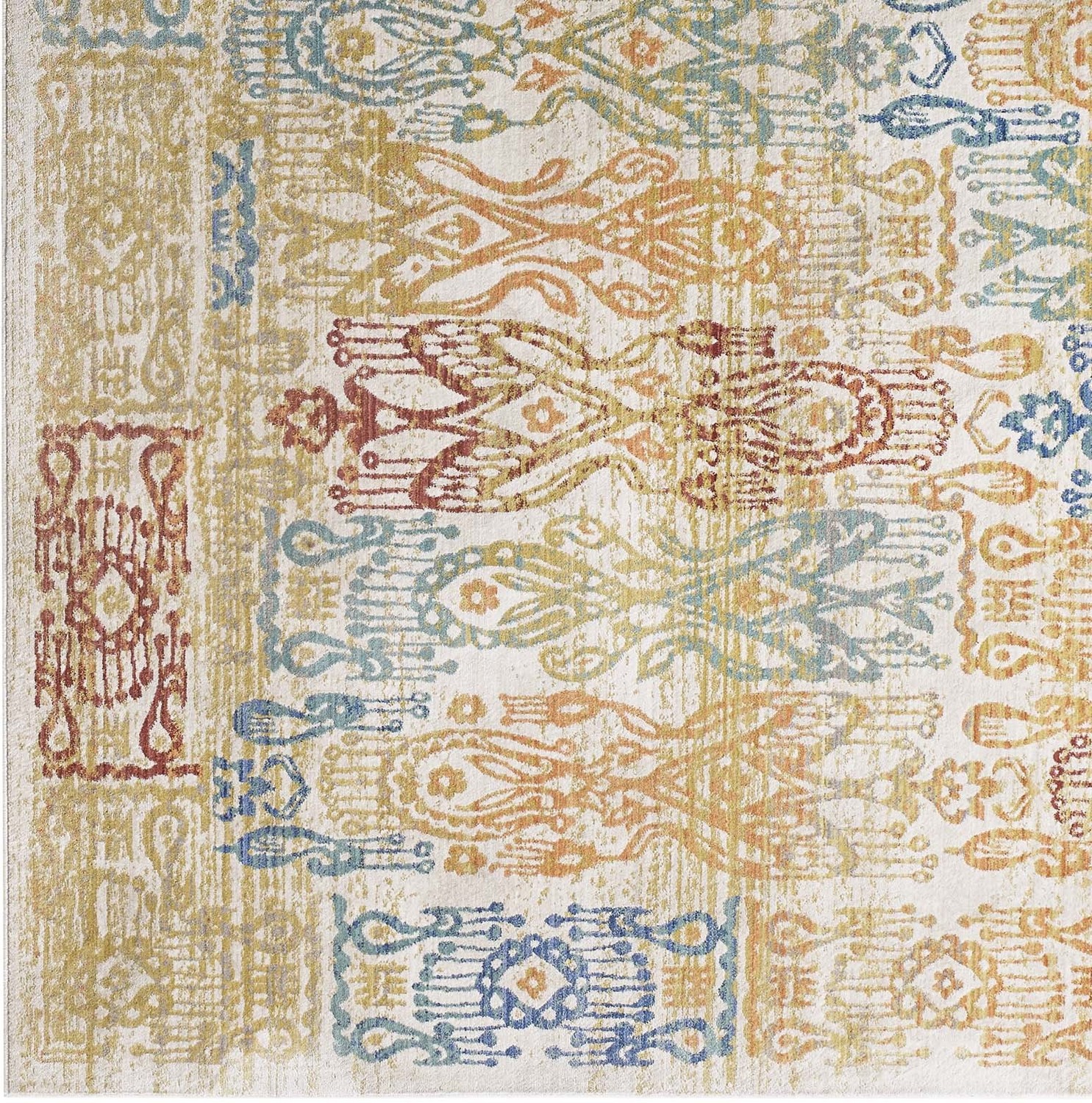4 x 4 area rugs Modway Furniture Rugs Multicolored