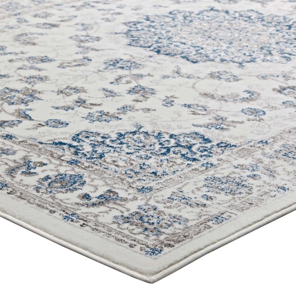 5 x 7 area rugs near me Modway Furniture Rugs Ivory and Moroccan Blue