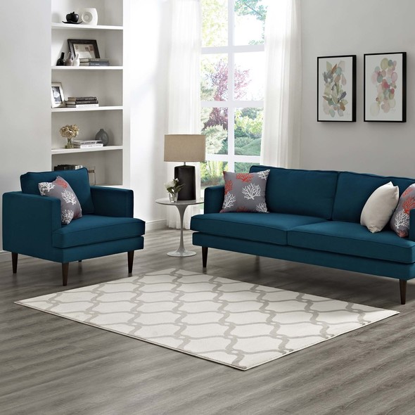 blue grey area rug Modway Furniture Rugs Beige and Ivory
