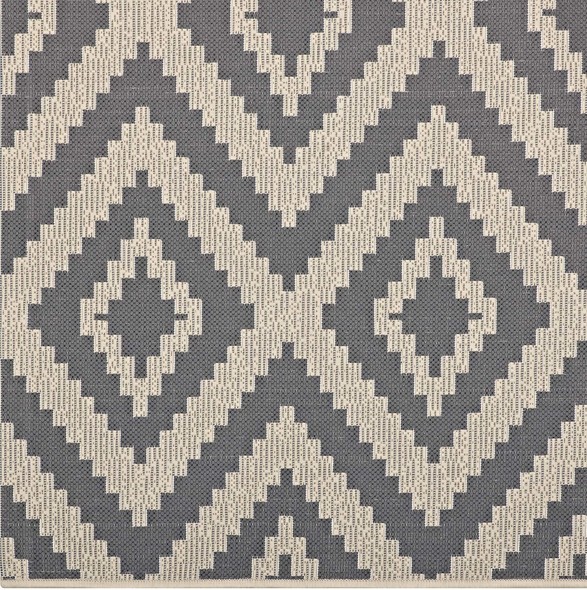 grey beige rug Modway Furniture Rugs Rugs Gray and Beige