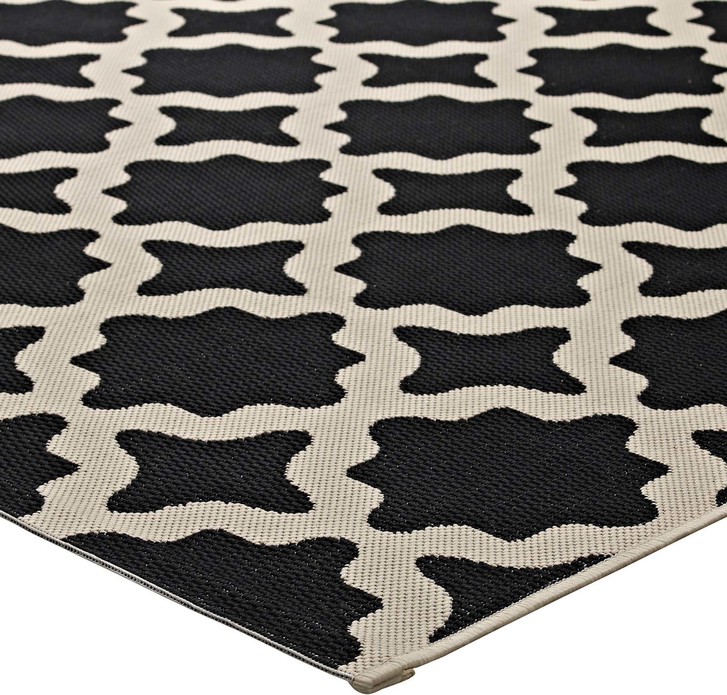 area carpets for sale near me Modway Furniture Rugs Black and Beige