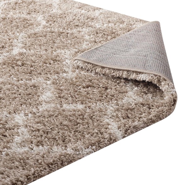 blue red carpet Modway Furniture Rugs Beige and Ivory
