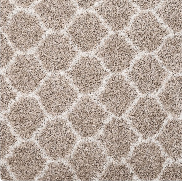 green carpet for living room Modway Furniture Rugs Beige and Ivory