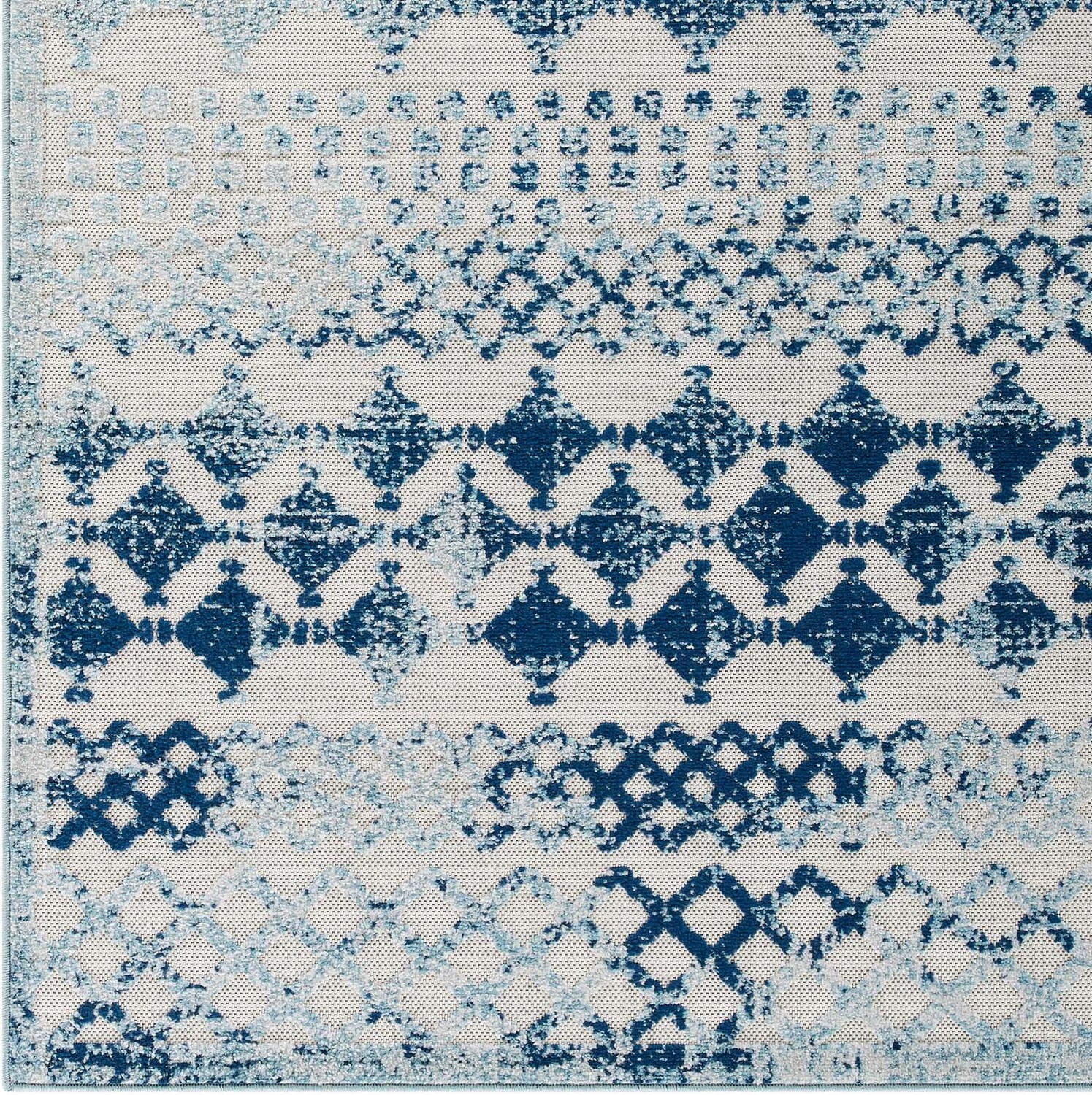 5 x 7 area rugs near me Modway Furniture Rugs Ivory and Blue